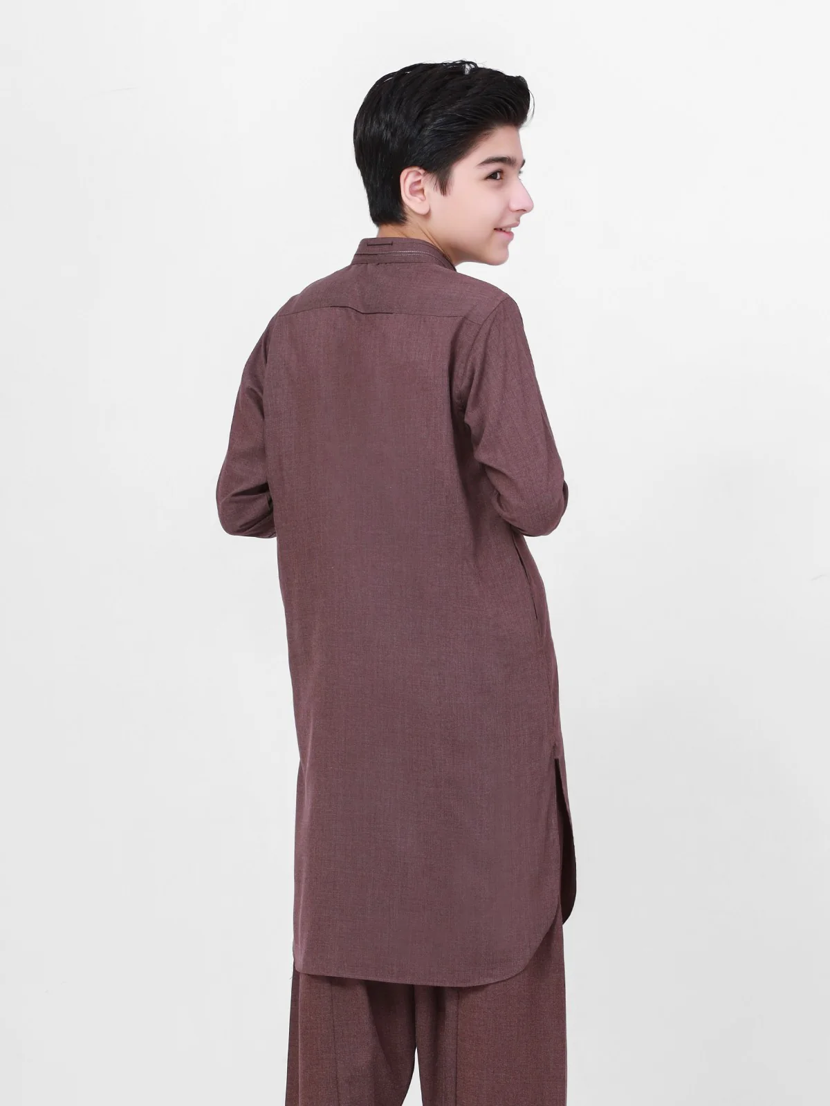 Embroidered Blended Shalwar Kameez - EBTKS22-3779 - Image 3