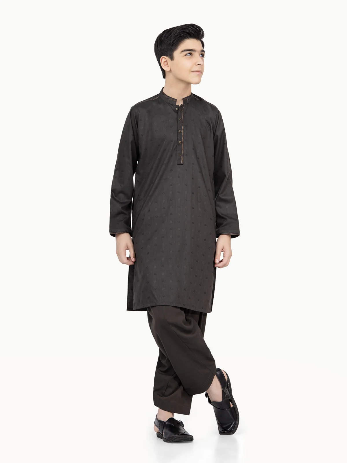 Embroidered Blended Shalwar Kameez - EBTKS22-3785 - Image 6