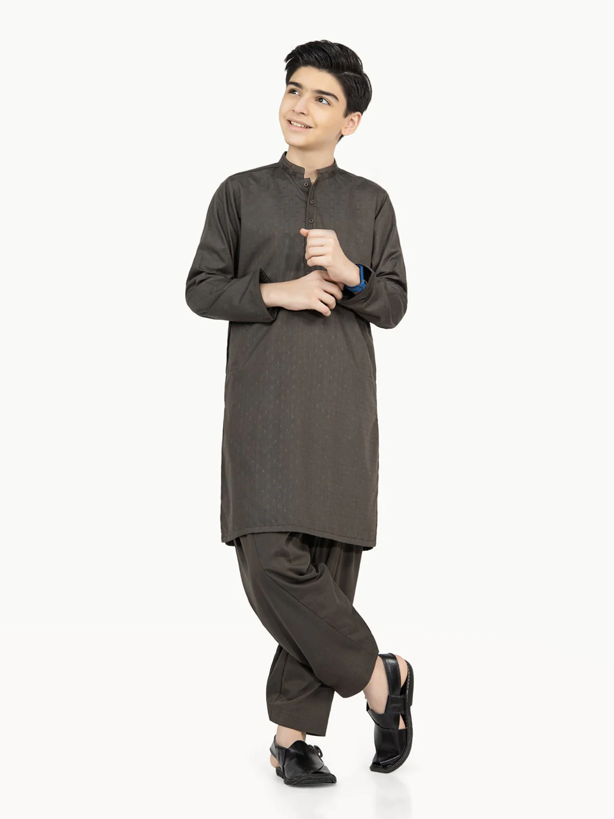 Embroidered Blended Shalwar Kameez - EBTKS22-3787