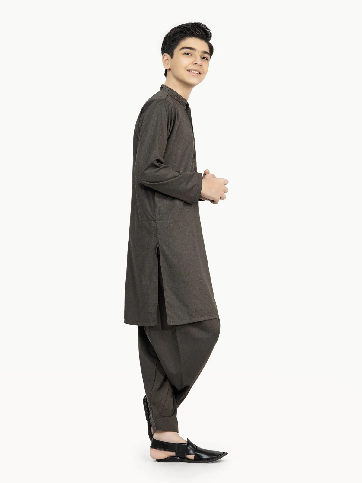 Embroidered Blended Shalwar Kameez - EBTKS22-3787 - Image 4