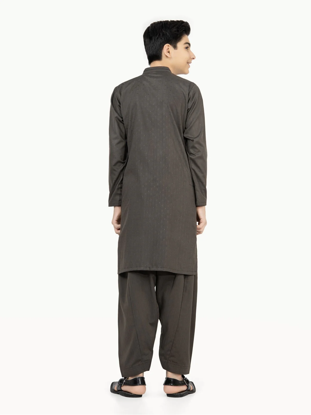 Embroidered Blended Shalwar Kameez - EBTKS22-3787 - Image 5