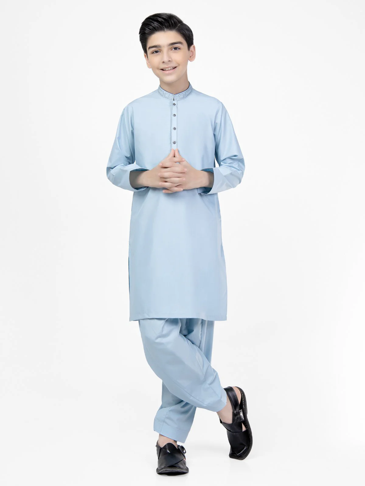 Embroidered Blended Shalwar Kameez - EBTKS22-3796