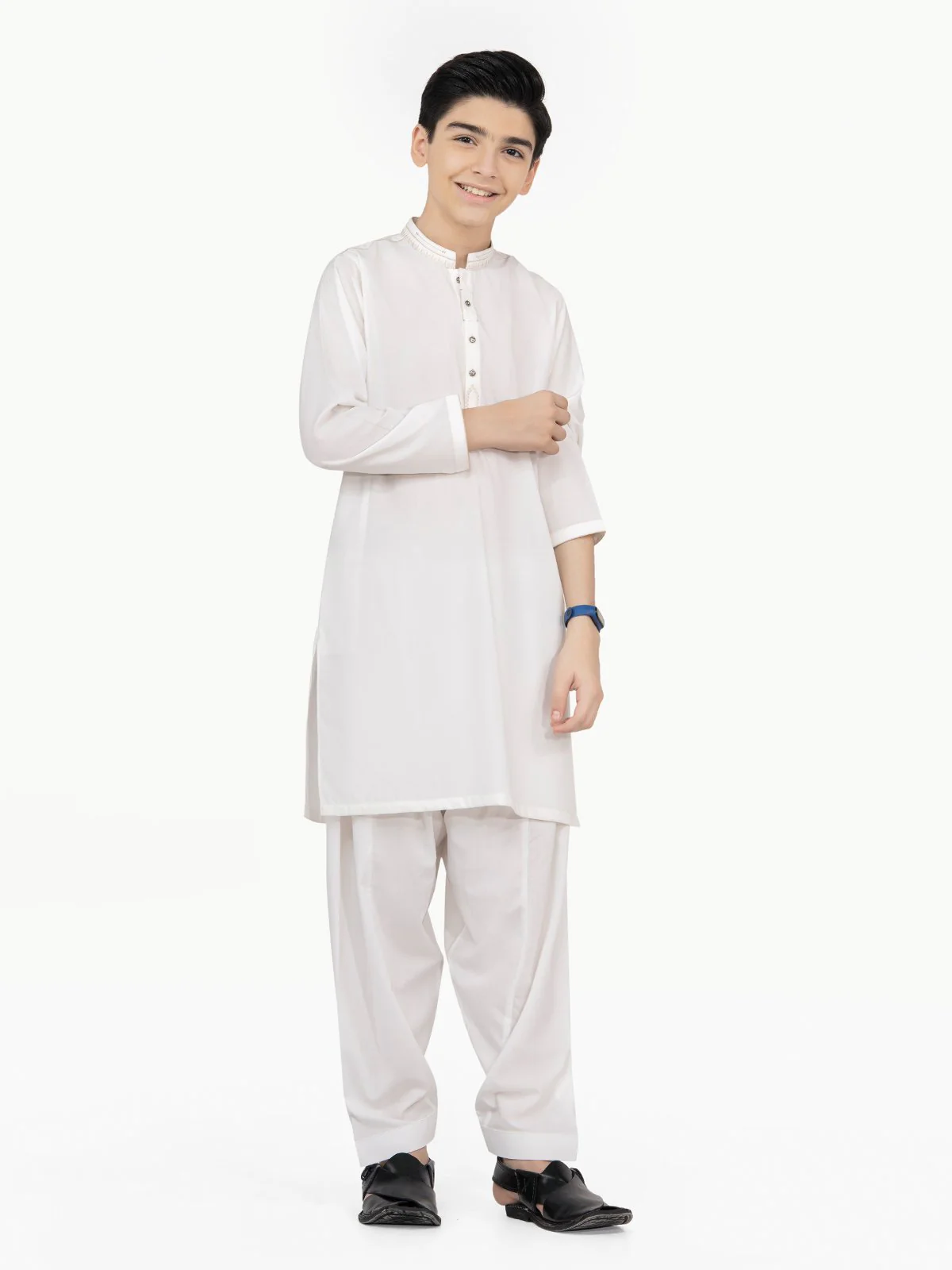 Embroidered Blended Shalwar Kameez - EBTKS22-3803