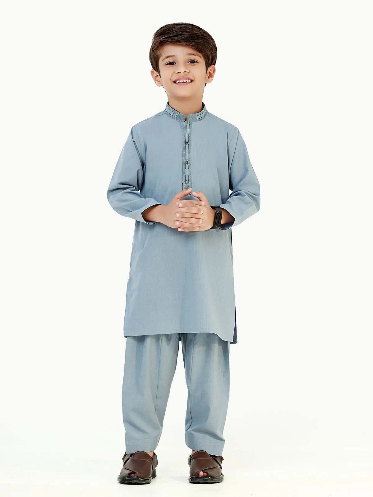 Embroidered Blended Shalwar Kameez - EBTKS22-3807