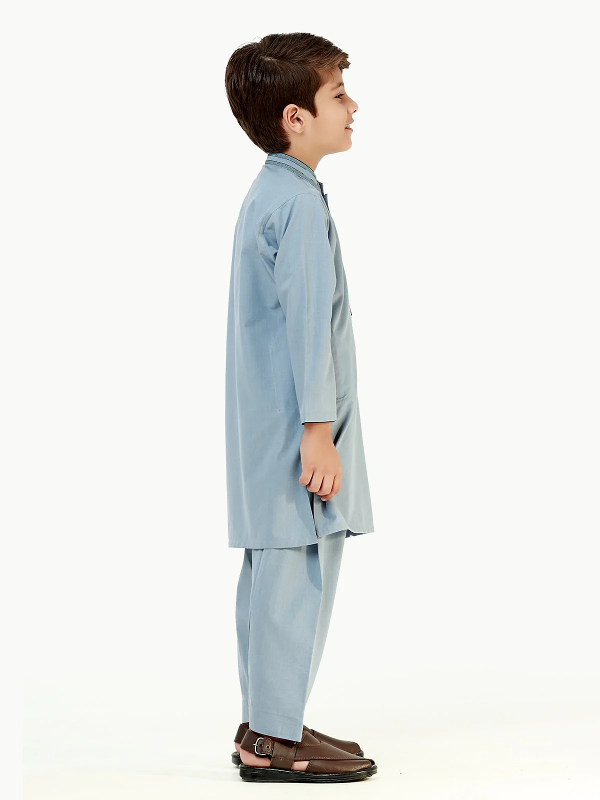 Embroidered Blended Shalwar Kameez - EBTKS22-3807 - Image 4