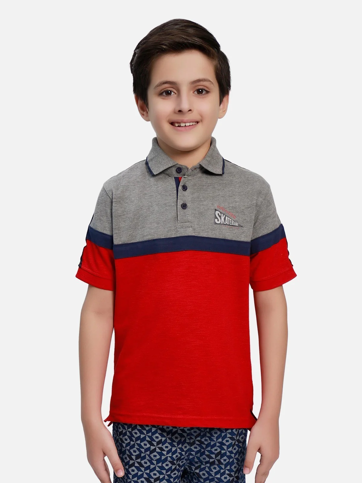 Color Block Polo - EBTPS20-005 - Image 2