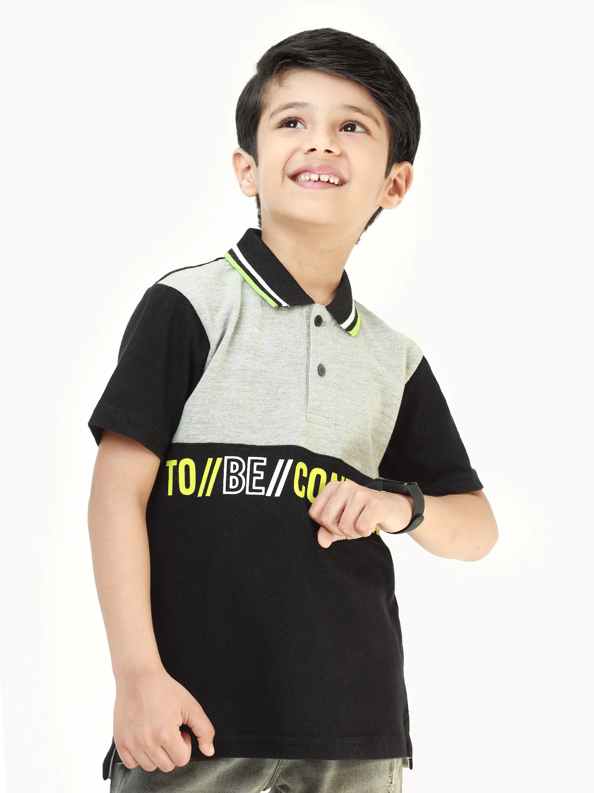 Color Block Polo - EBTPS22-041 - Image 3