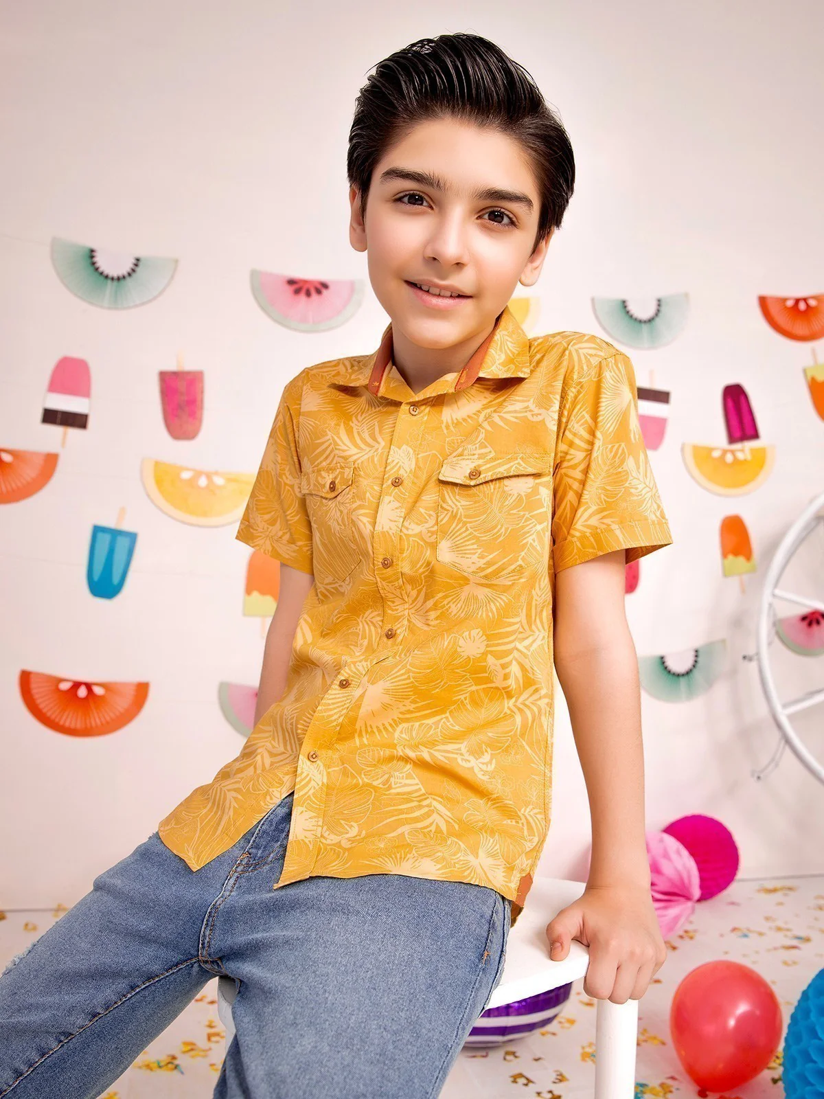 Half Sleeves Printed Shirt - EBTS21-27300 - Image 3
