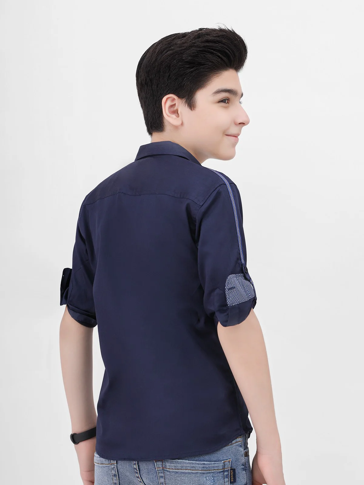 Half Sleeves Basic Shirt - EBTS21-27324 - Image 3