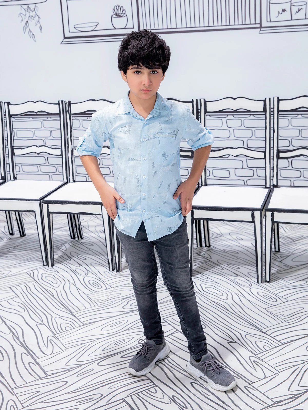 Printed Shirt - EBTS21-27337 - Image 4