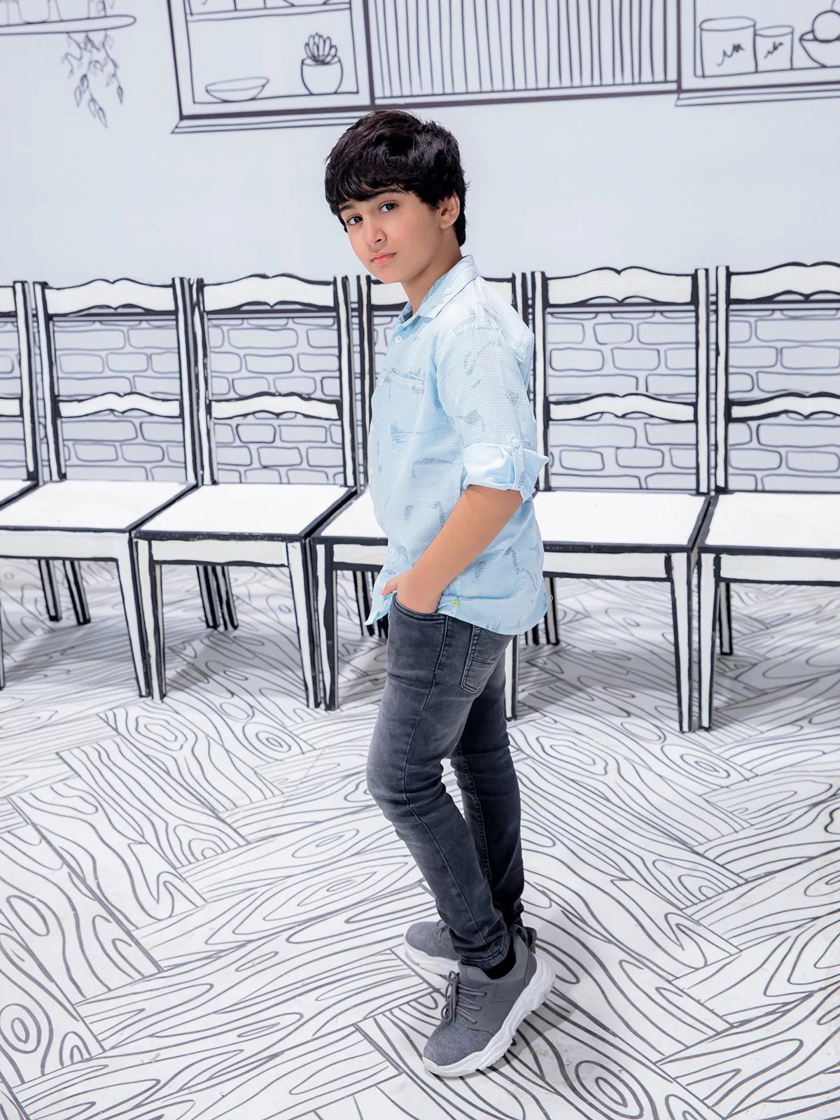 Printed Shirt - EBTS21-27337 - Image 6