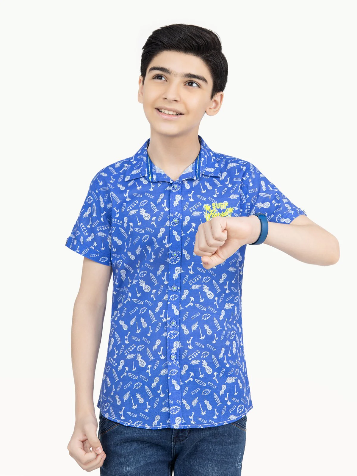Half Sleeves Printed Shirt - EBTS22-27344 - Image 2