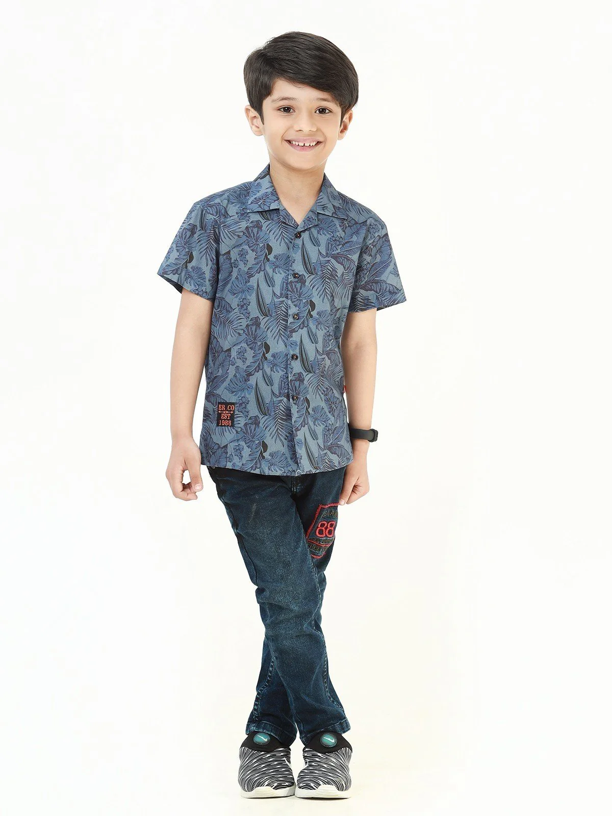 Half Sleeves Printed Shirt - EBTS22-27394