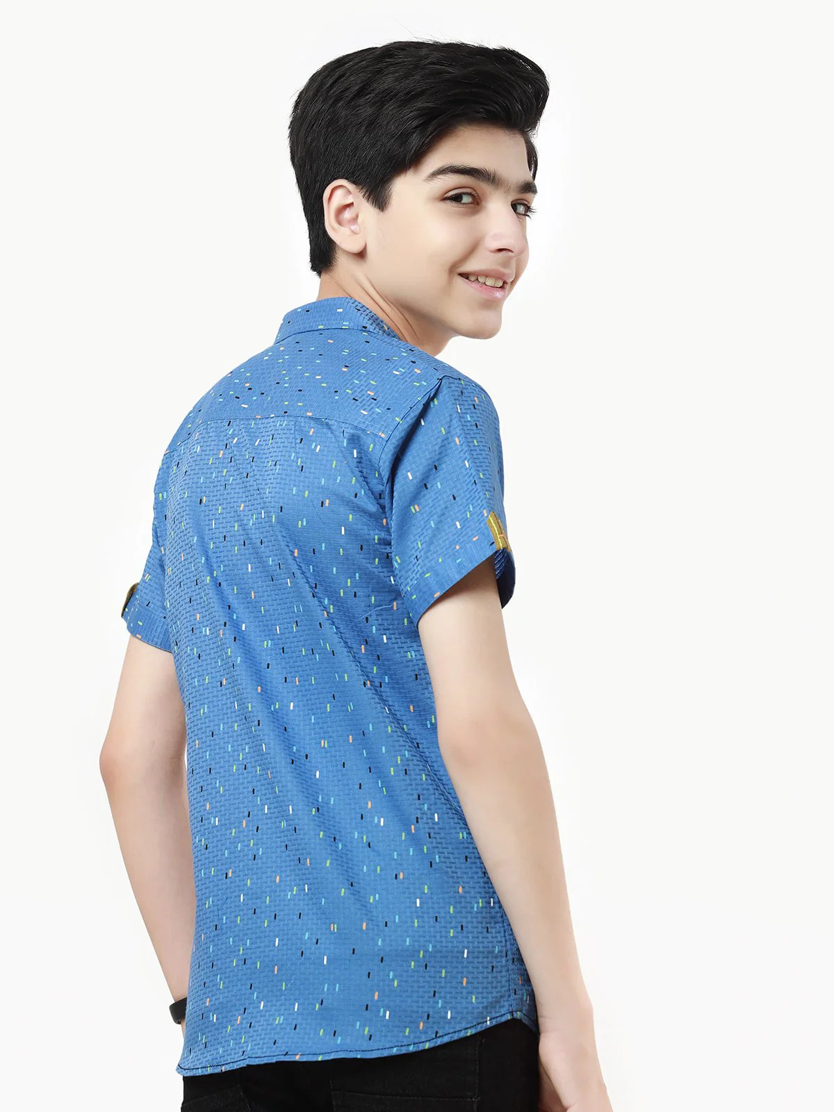 Half Sleeves Printed Shirt - EBTS22-27395 - Image 4