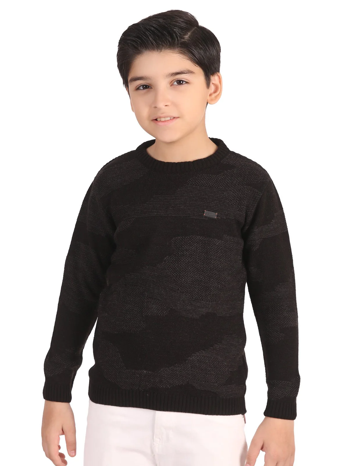 Crew Neck Acrylic Sweater - EBTSWT19-001 - Image 3