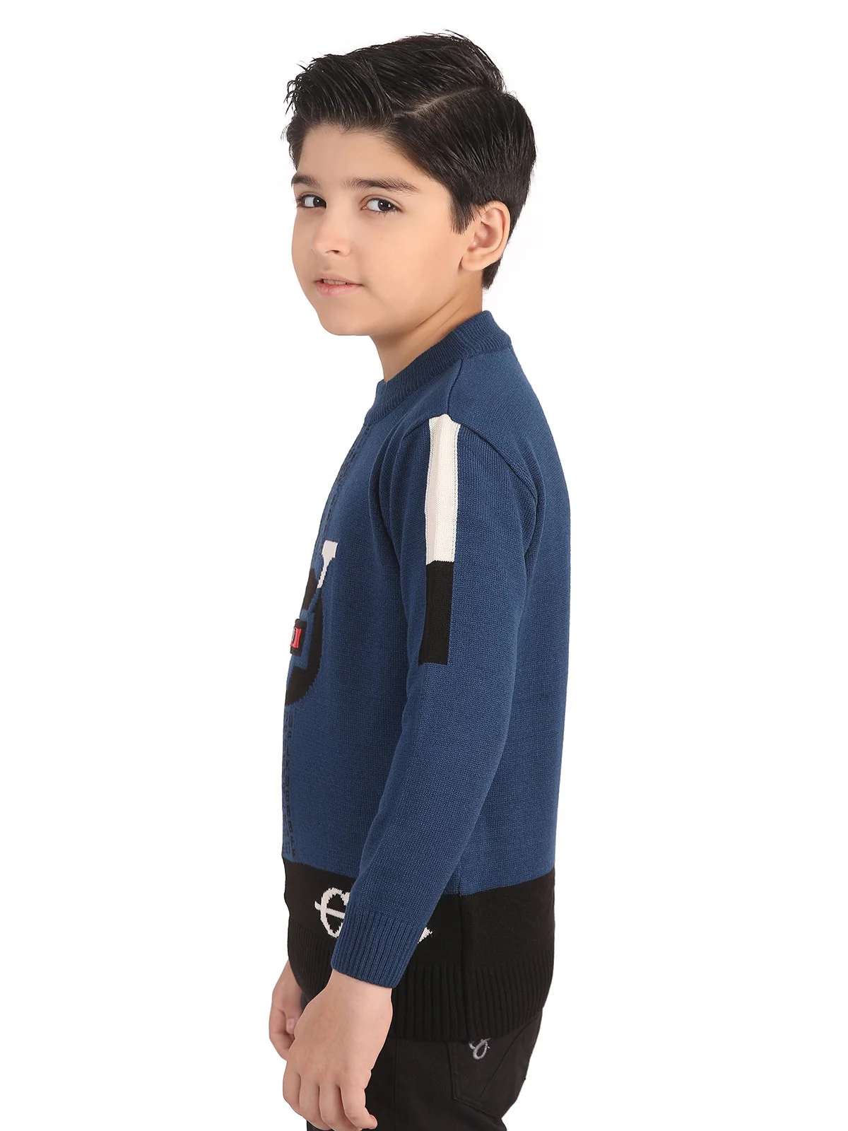 Crew Neck Acrylic Sweater - EBTSWT19-003 - Image 3