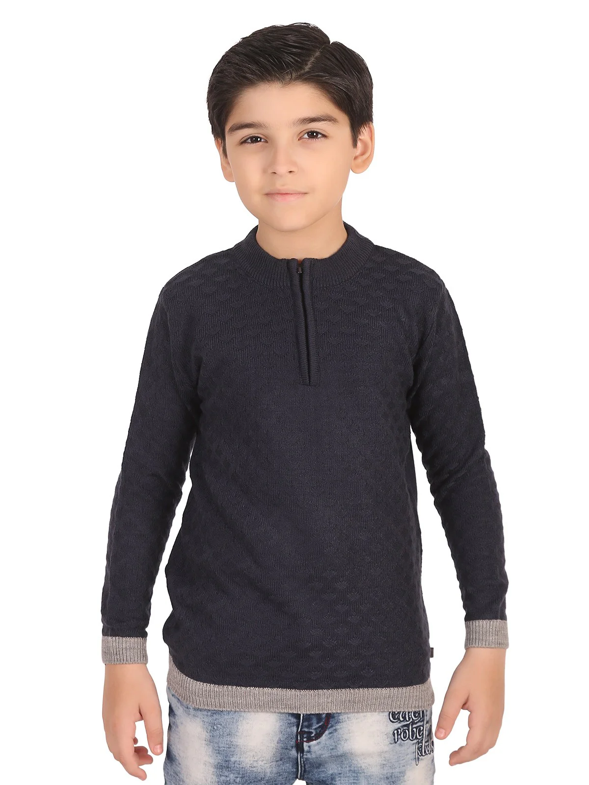 Quarter-Zip Basic Sweater - EBTSWT19-016