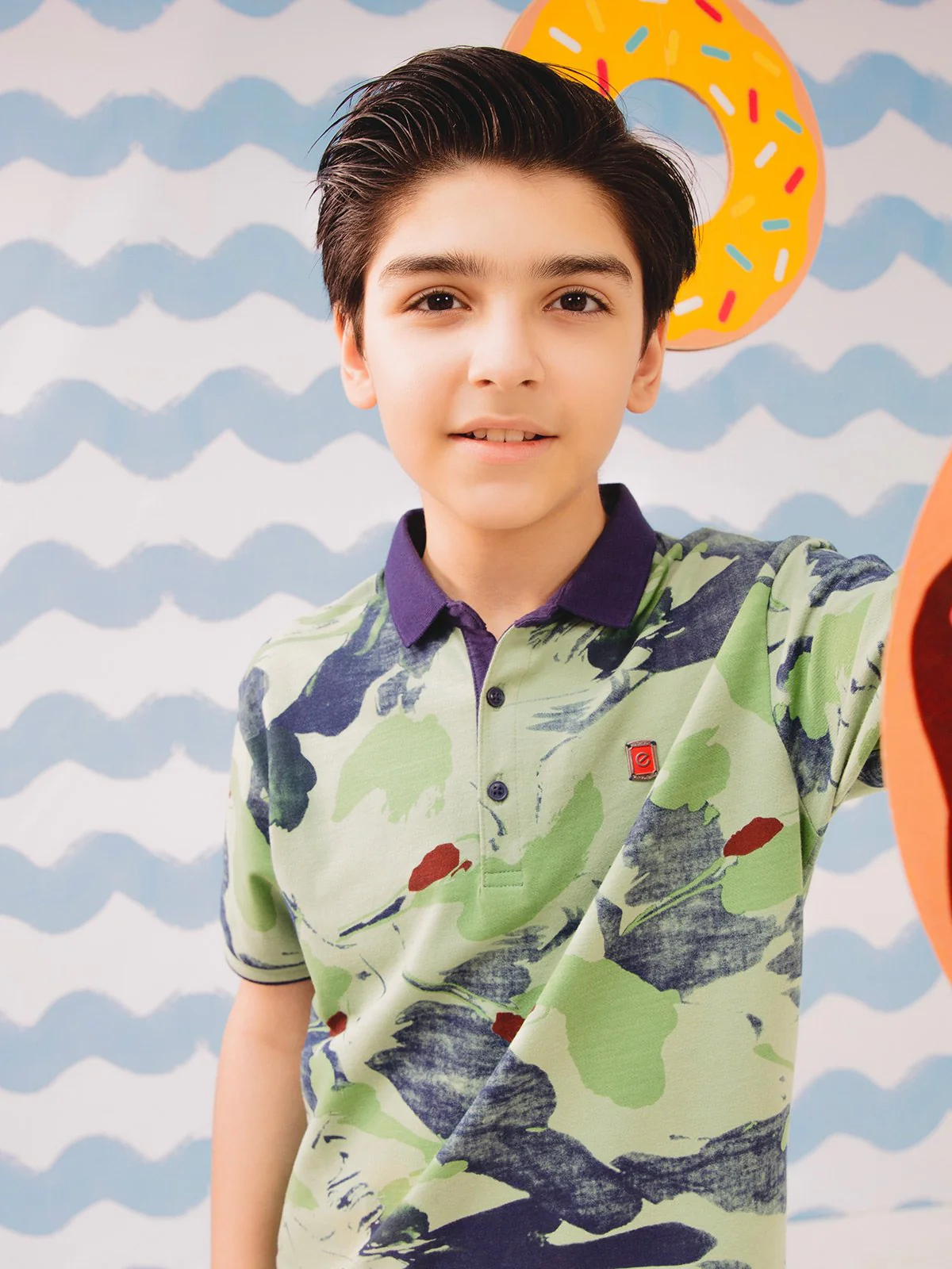 All Over Print Polo - EBTTS21-2466 - Image 2
