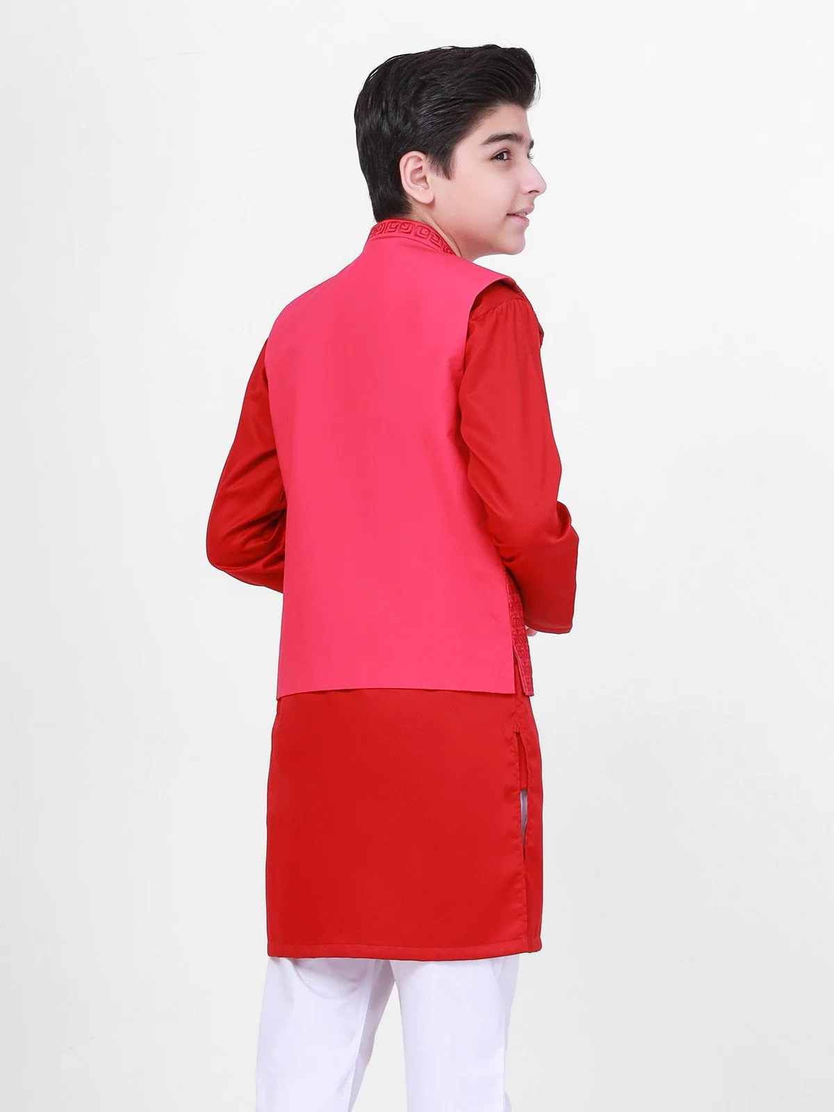 Cotton Waistcoat Suit - EBTWCS21-25132 - Image 2