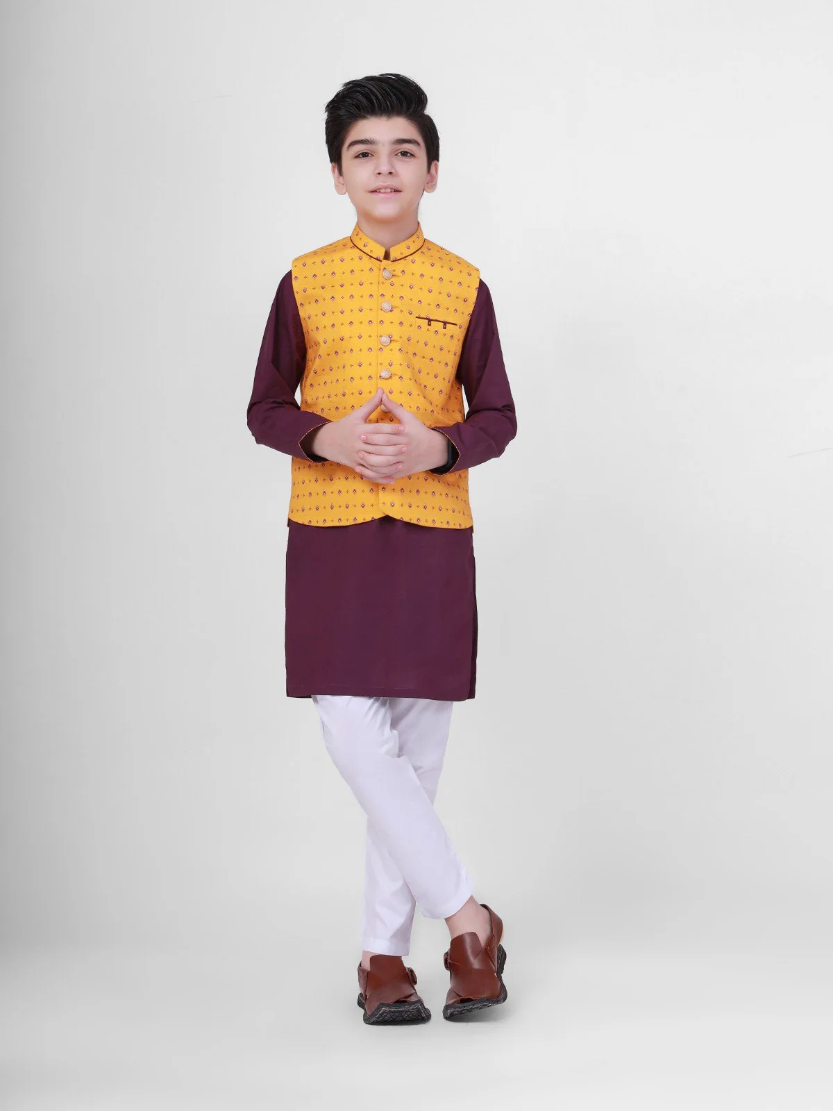 Cotton Waistcoat Suit - EBTWCS21-25136