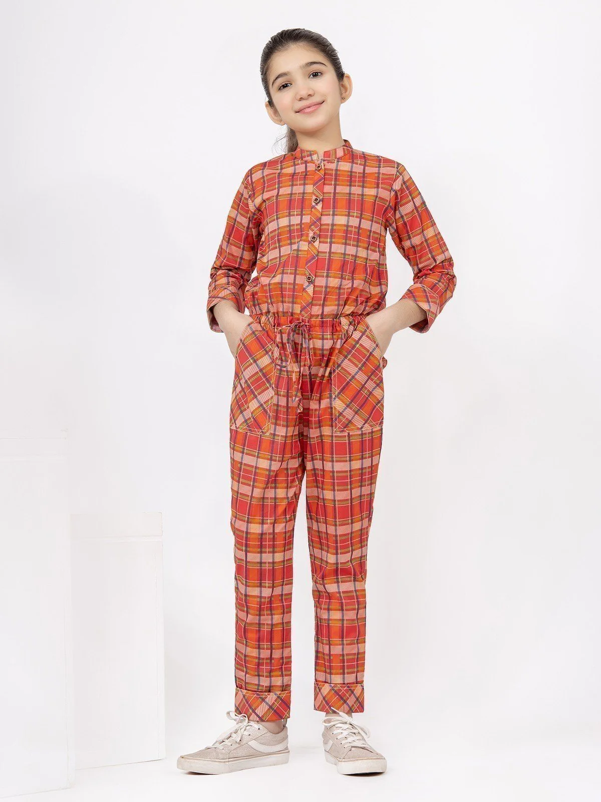 Check Jumpsuit - EGTJS21-003