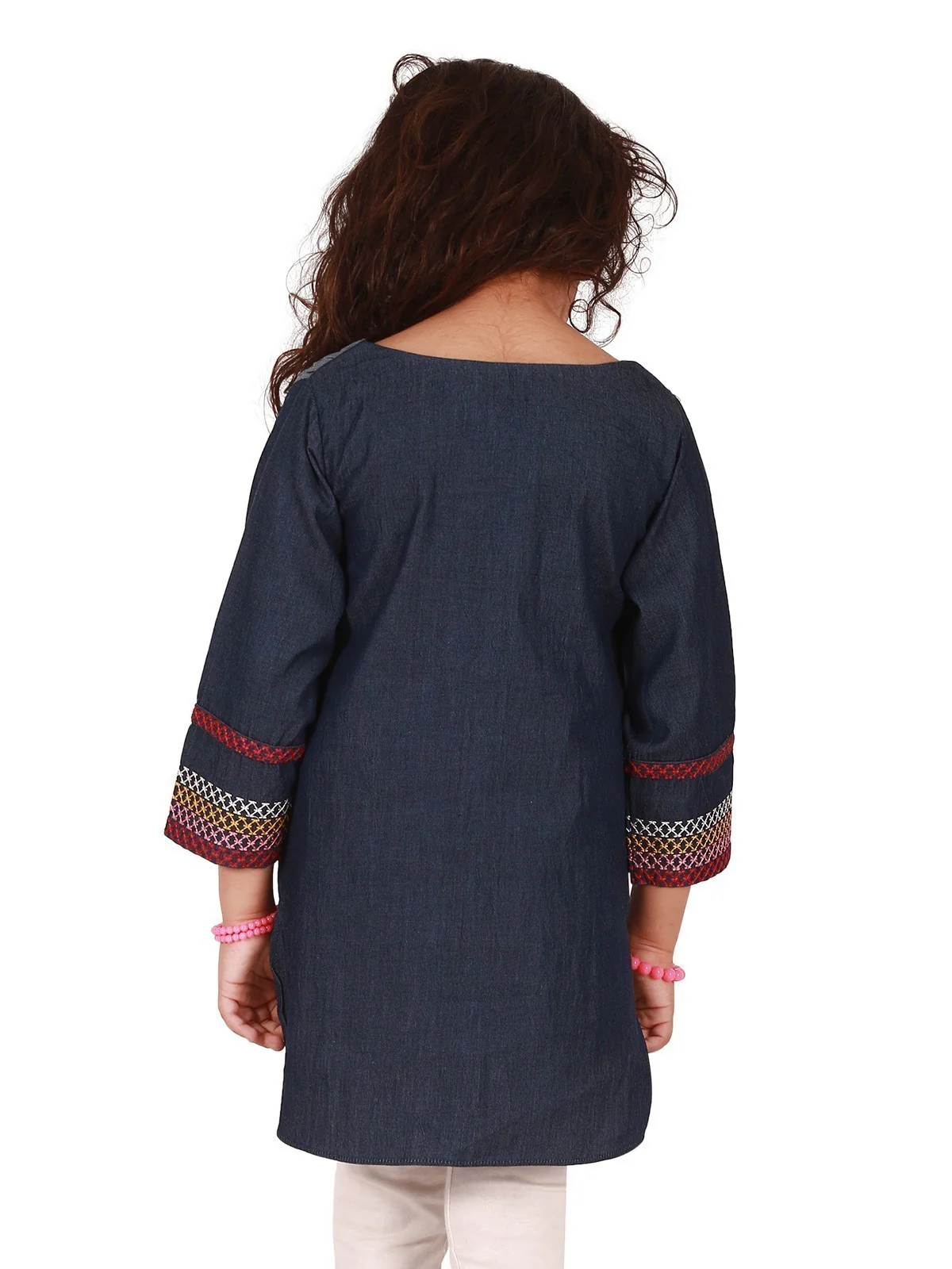 Embroidered Denim Shirt - EGTKE19-70197 - Image 3