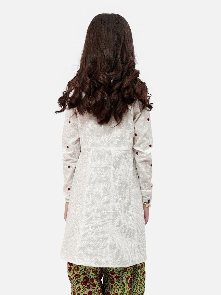 Embroidered Shirt Trouser - EGTKE20-70225 (2-Pcs) - Image 3