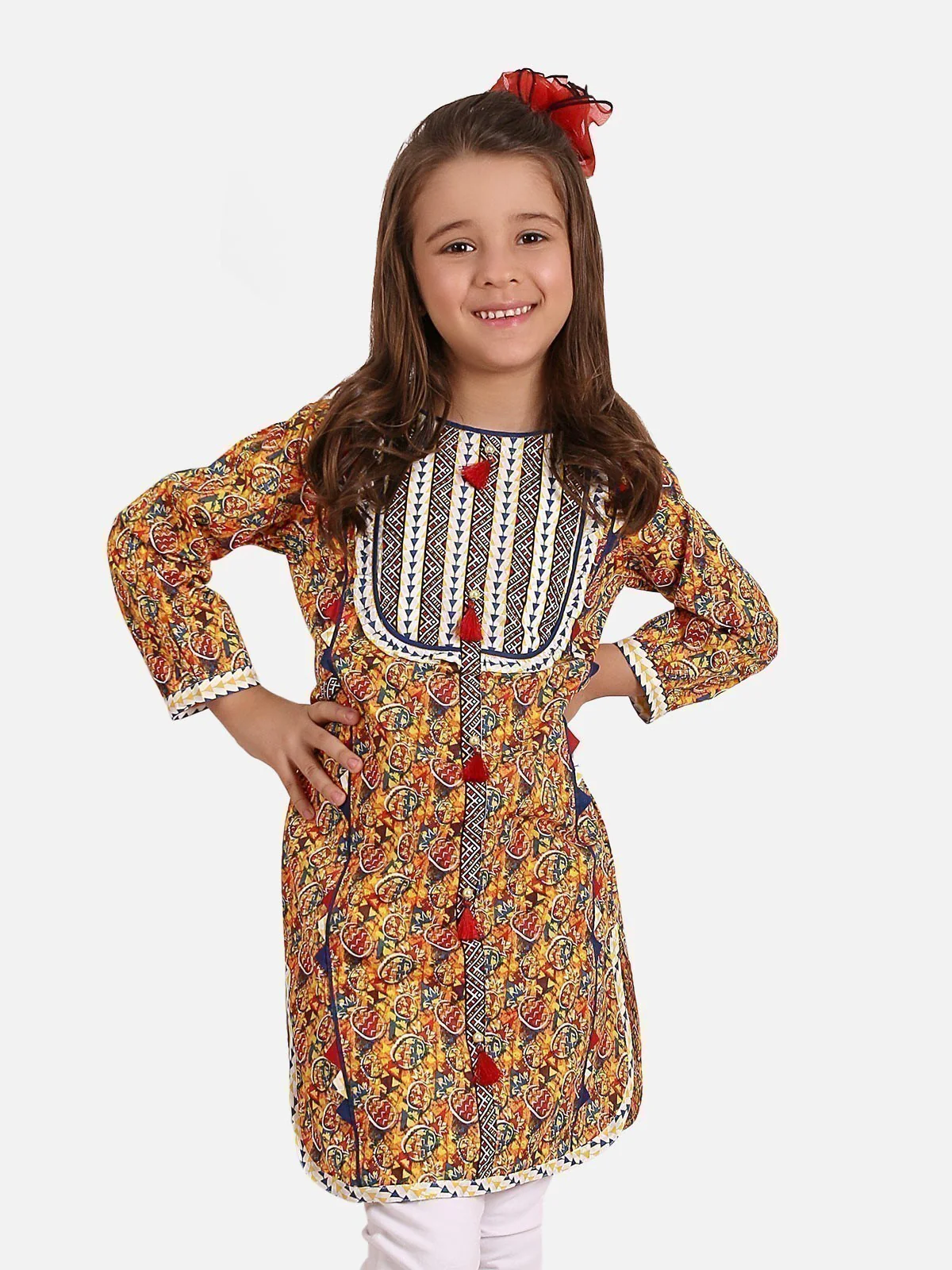 Printed Lawn Shirt - EGTKP20-70186