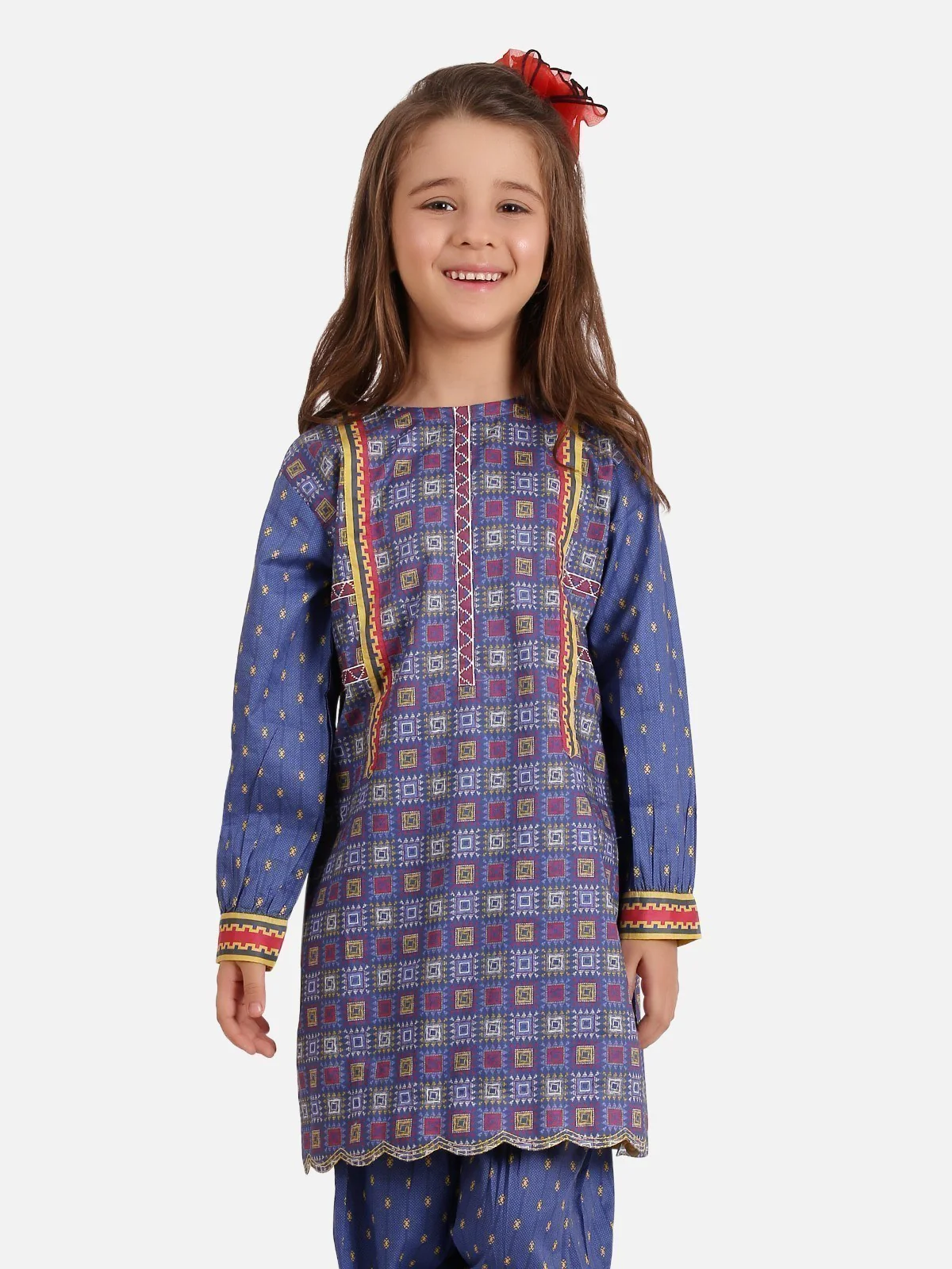 Printed Lawn Shirt Trouser - EGTKP20-70207 (2-Pcs) - Image 3