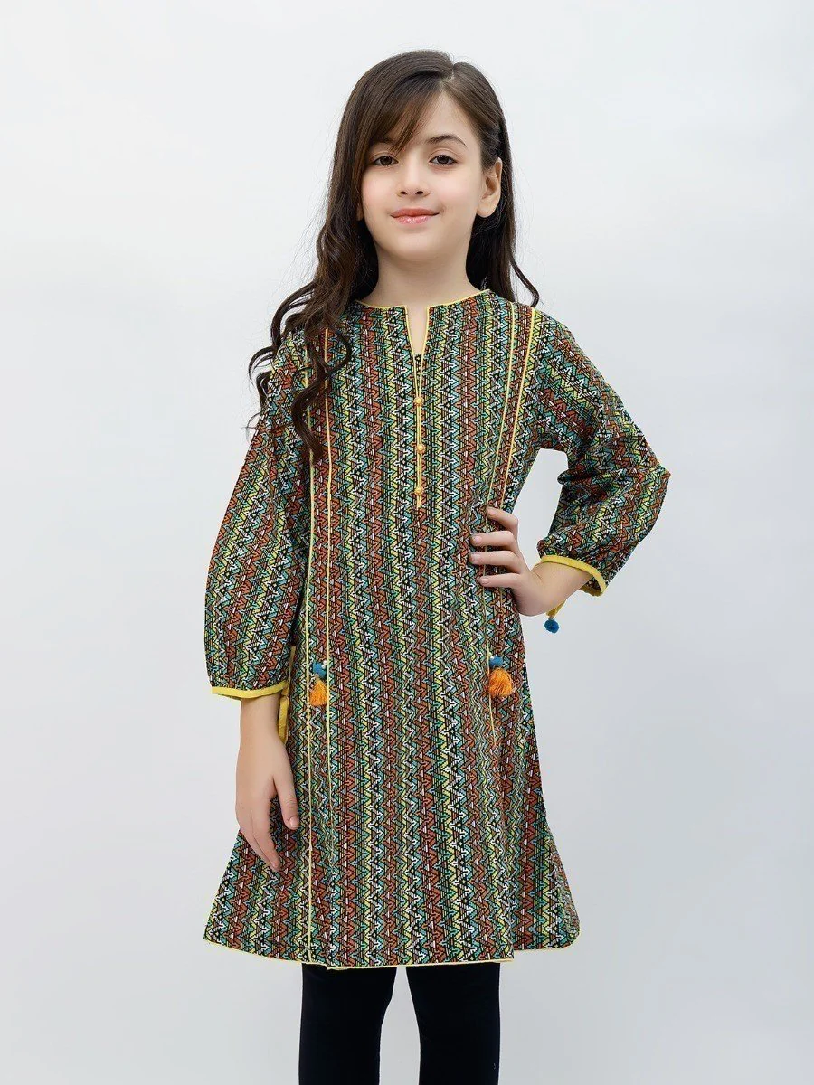 Printed Lawn Shirt - EGTKP20-70241
