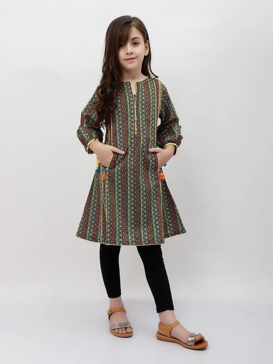 Printed Lawn Shirt - EGTKP20-70241 - Image 2
