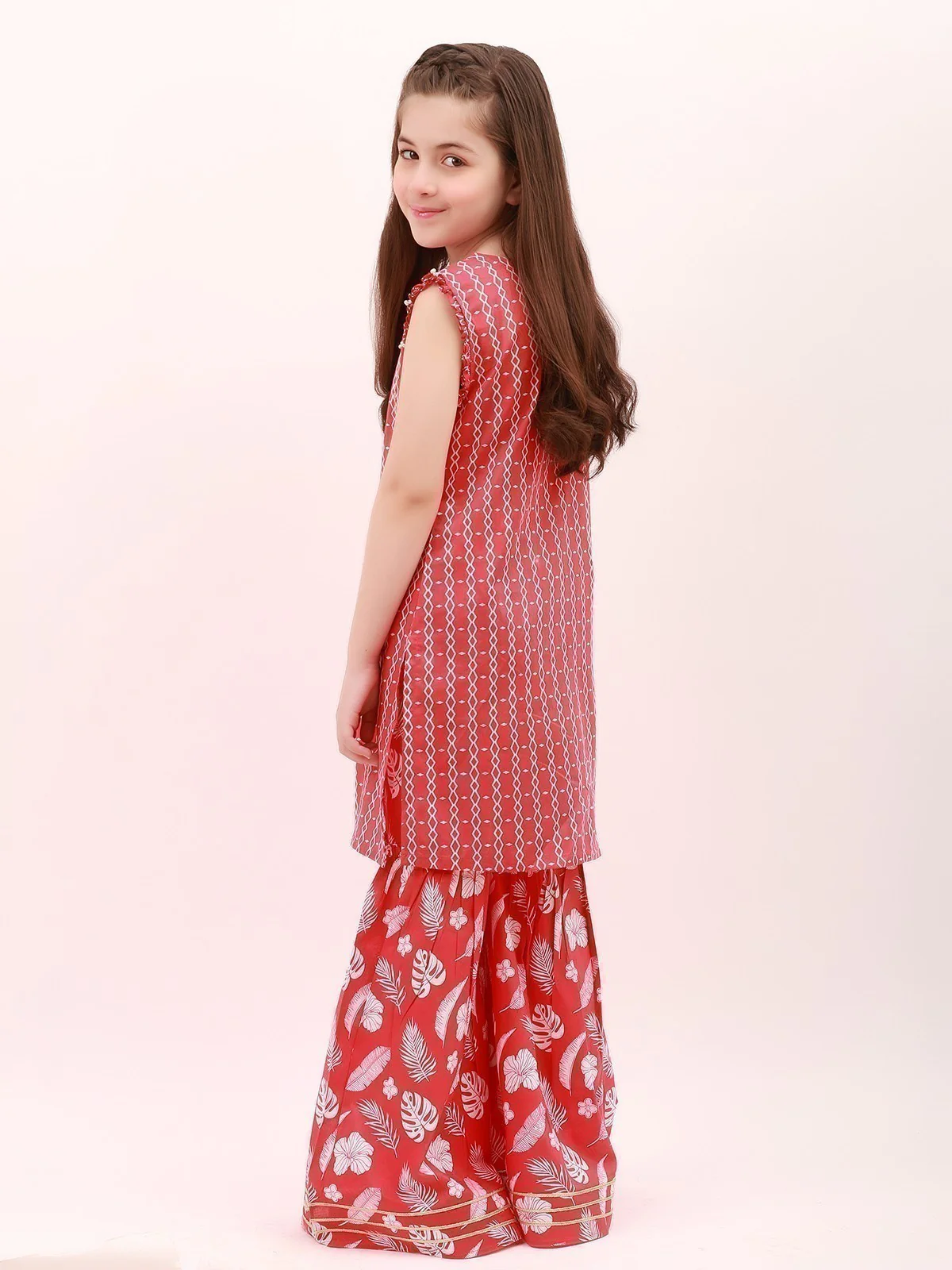 Printed Lawn Gharara Suit - EGTKP21-70259 (2-Pcs) - Image 3