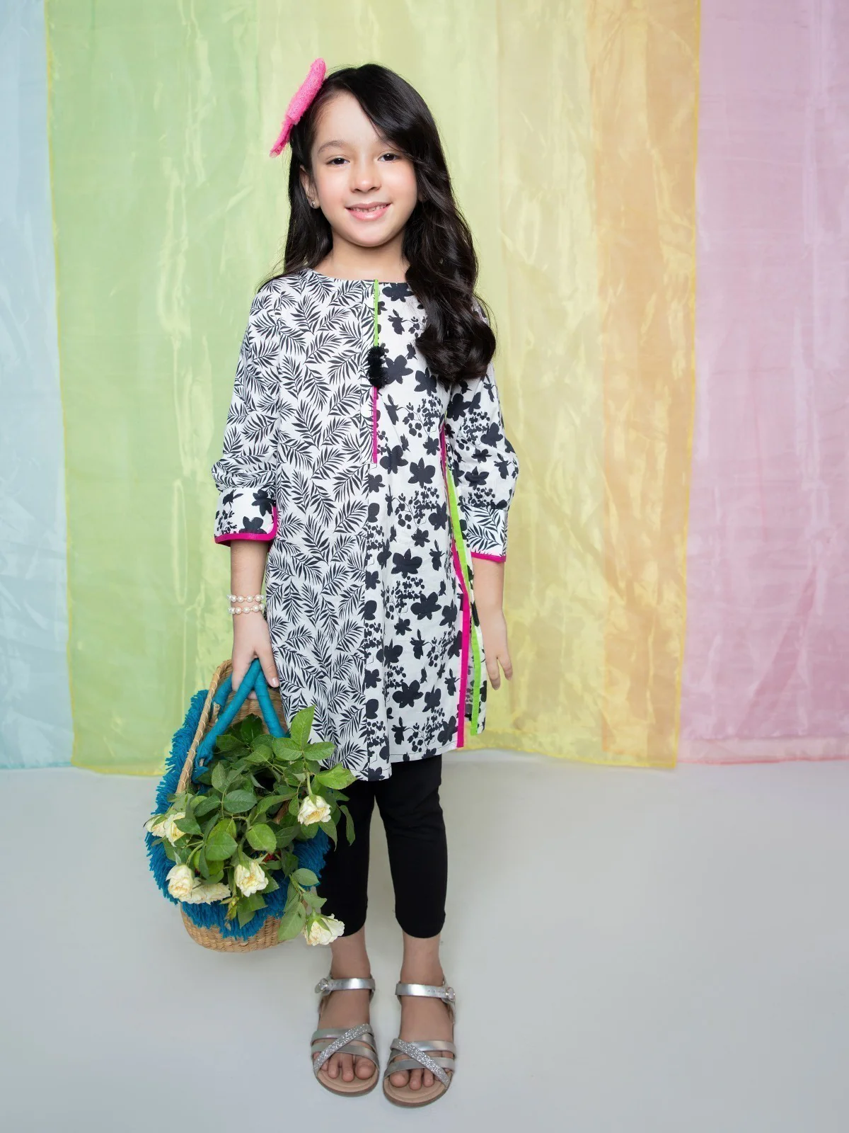 Printed Lawn Shirt - EGTKP21-70279