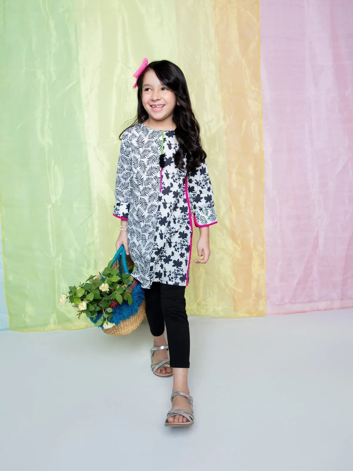 Printed Lawn Shirt - EGTKP21-70279 - Image 6