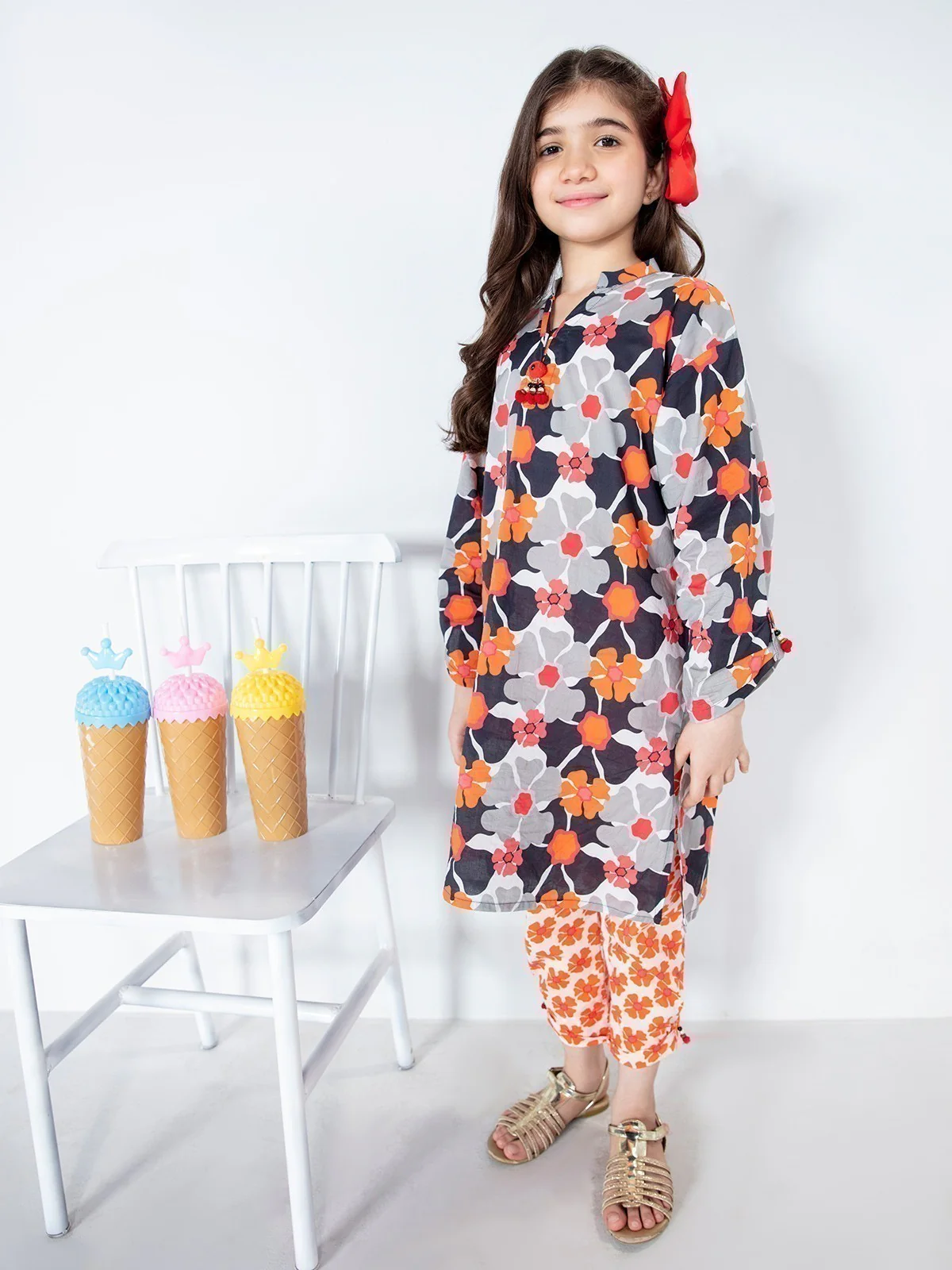 Printed Lawn Shirt Trouser - EGTKP21-70281 (2-Pcs)