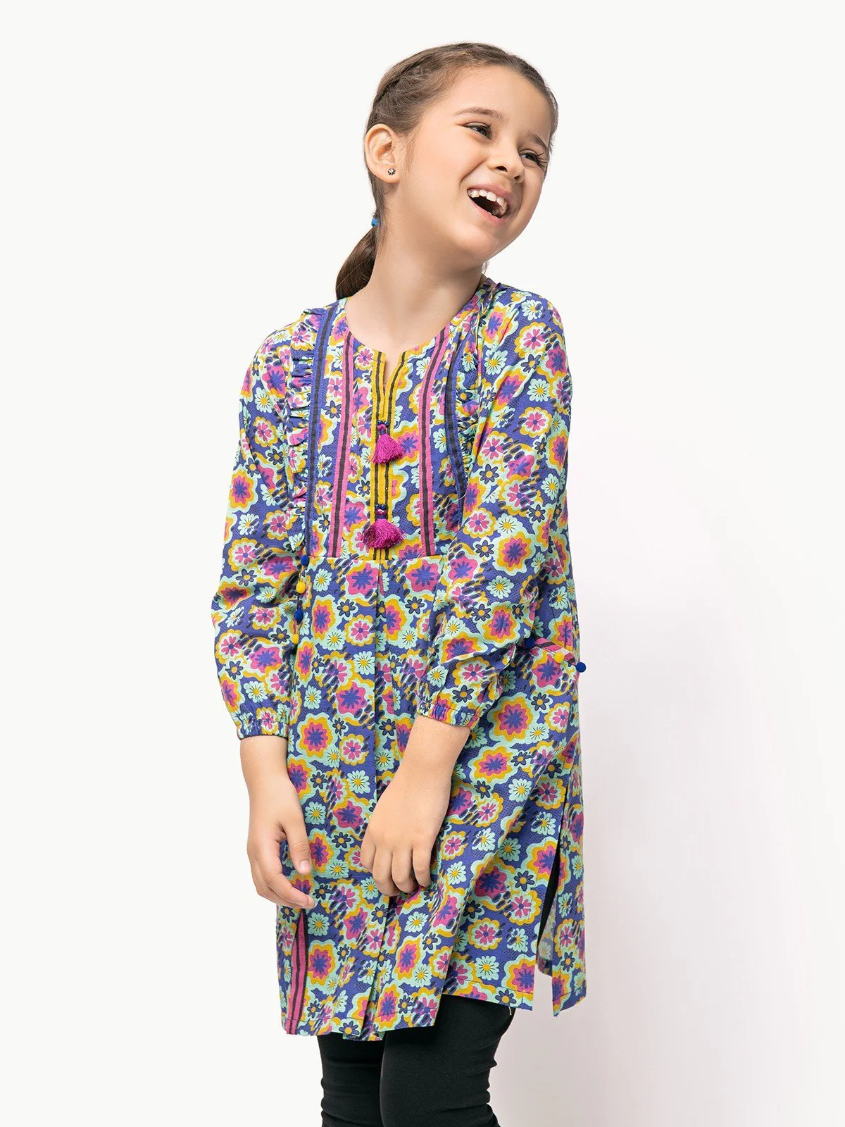 Printed Khaddar Shirt - EGTKP21-70334 - Image 2