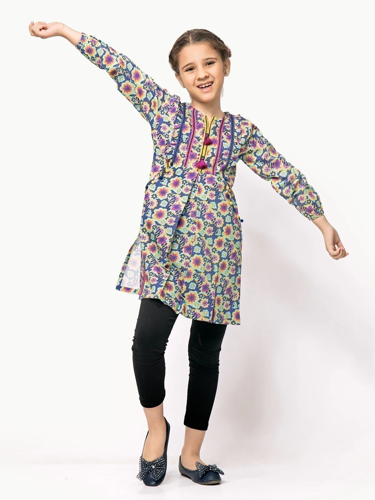 Printed Khaddar Shirt - EGTKP21-70334 - Image 7