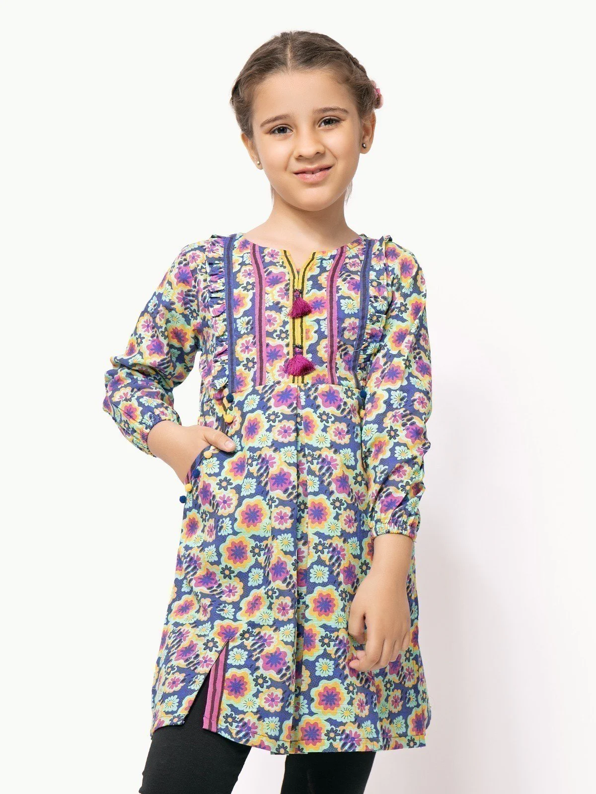 Printed Khaddar Shirt - EGTKP21-70334 - Image 8