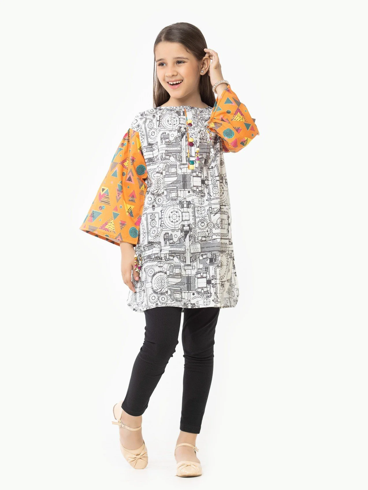 Printed Cambric Shirt - EGTKP22-70305