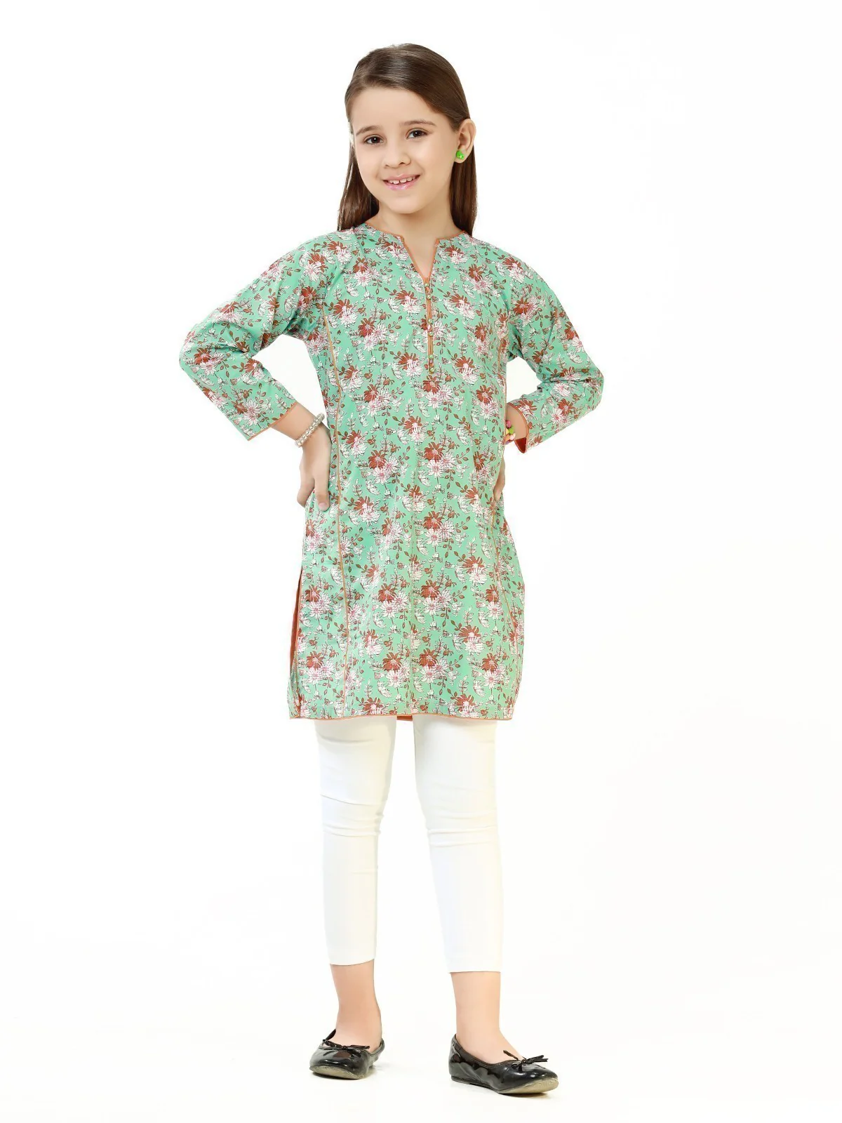 Printed Lawn Shirt - EGTKP22-70375