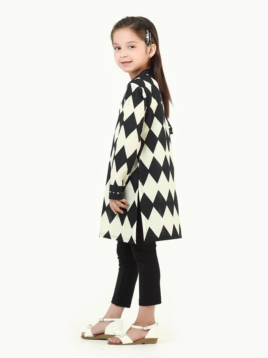 Printed Lawn Shirt - EGTKP22-70376 - Image 2