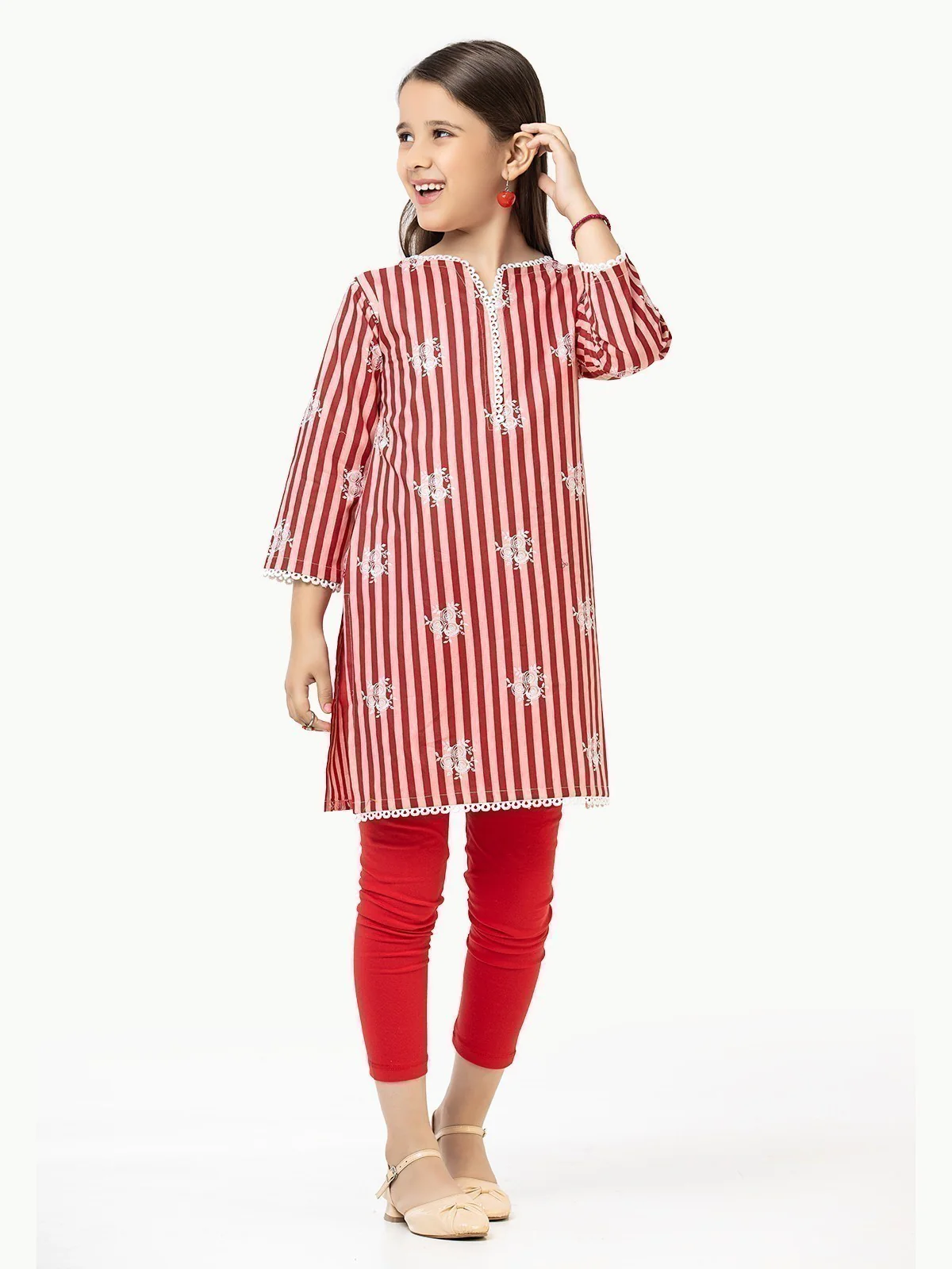 Printed Lawn Shirt - EGTKP22-70377