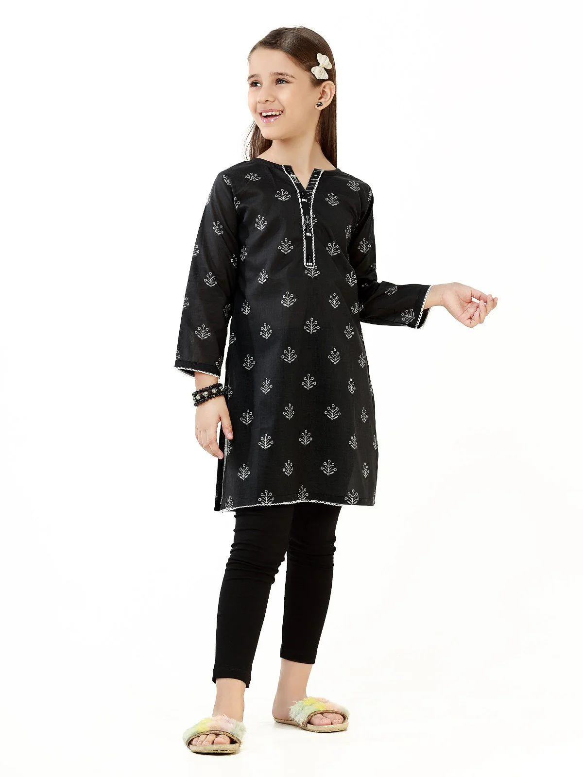 Printed Lawn Shirt - EGTKP22-70395