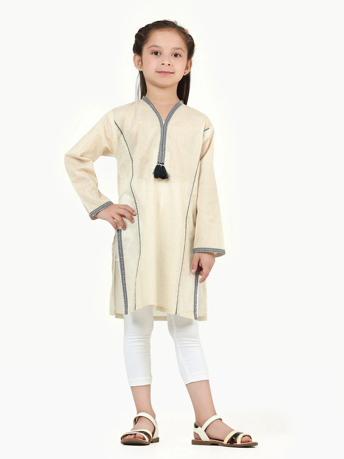 Printed Lawn Shirt - EGTKP22-70452