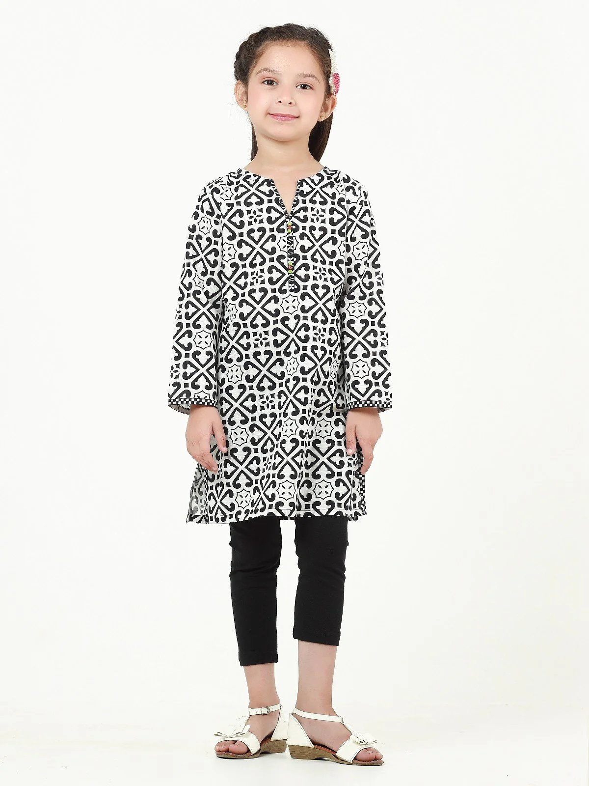 Printed Lawn Shirt - EGTKP22-70455
