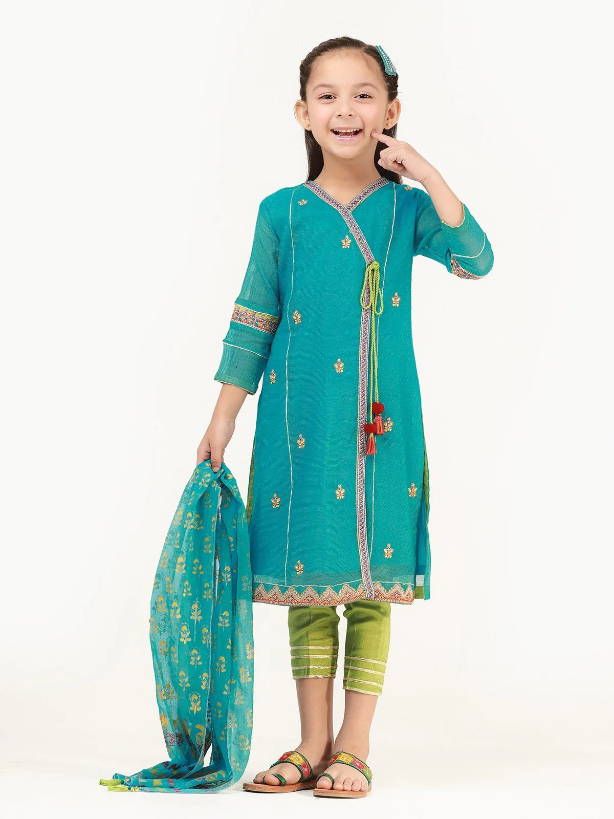 Embroidered Cotton Suit - EGTP20-22157