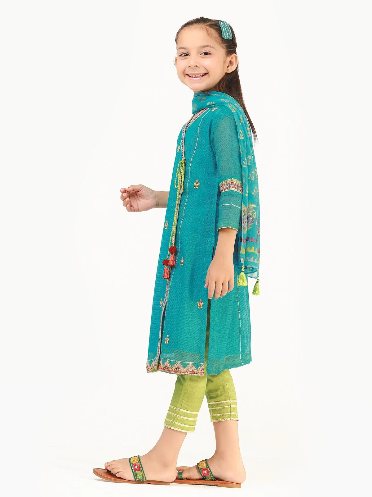 Embroidered Cotton Suit - EGTP20-22157 - Image 4