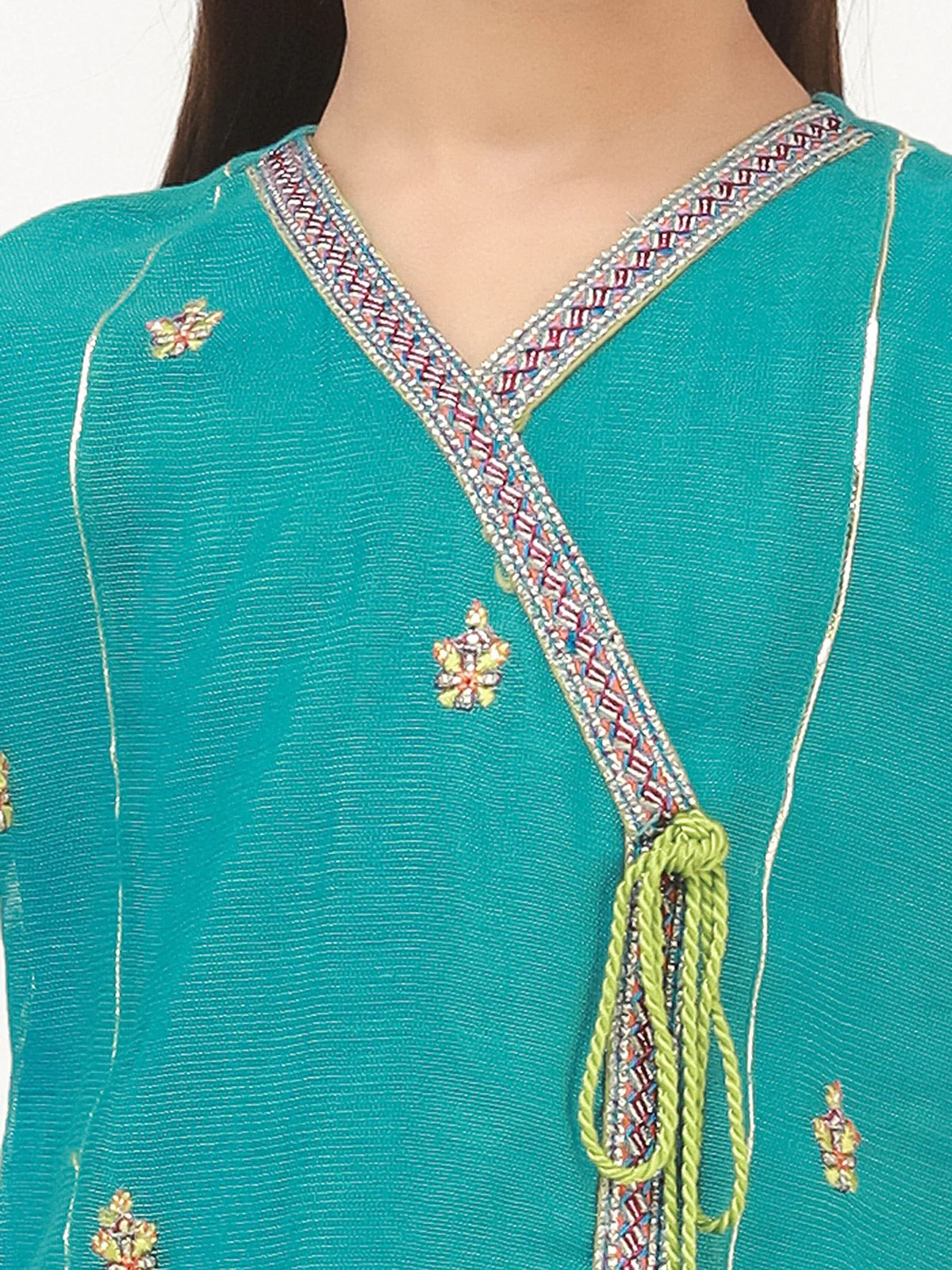 Embroidered Cotton Suit - EGTP20-22157 - Image 5