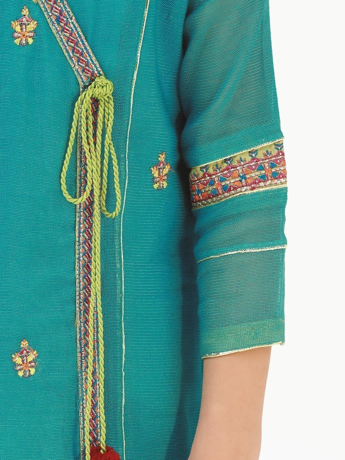 Embroidered Cotton Suit - EGTP20-22157 - Image 7