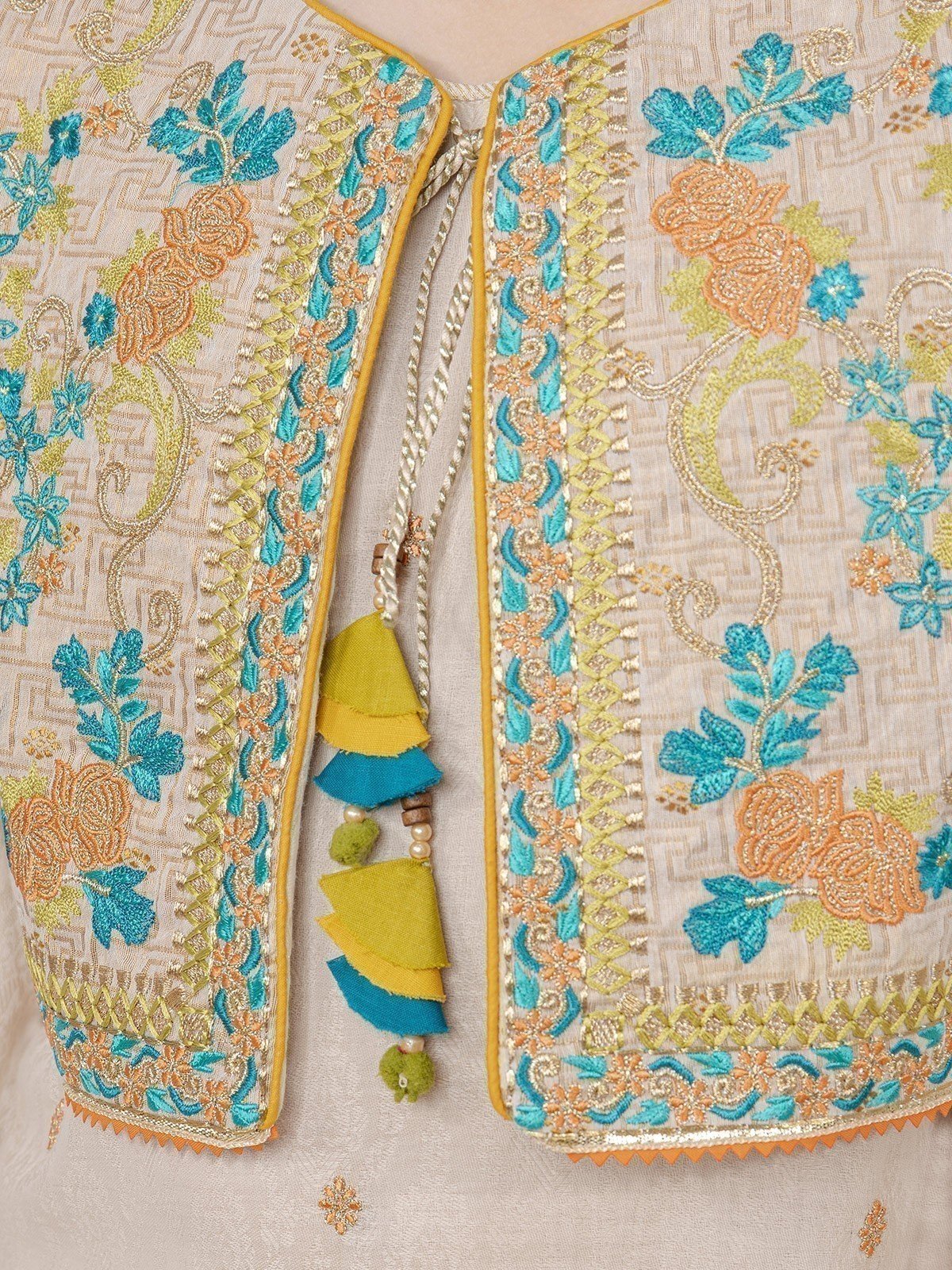 Embroidered Cotton Suit - EGTP21-22143 - Image 5